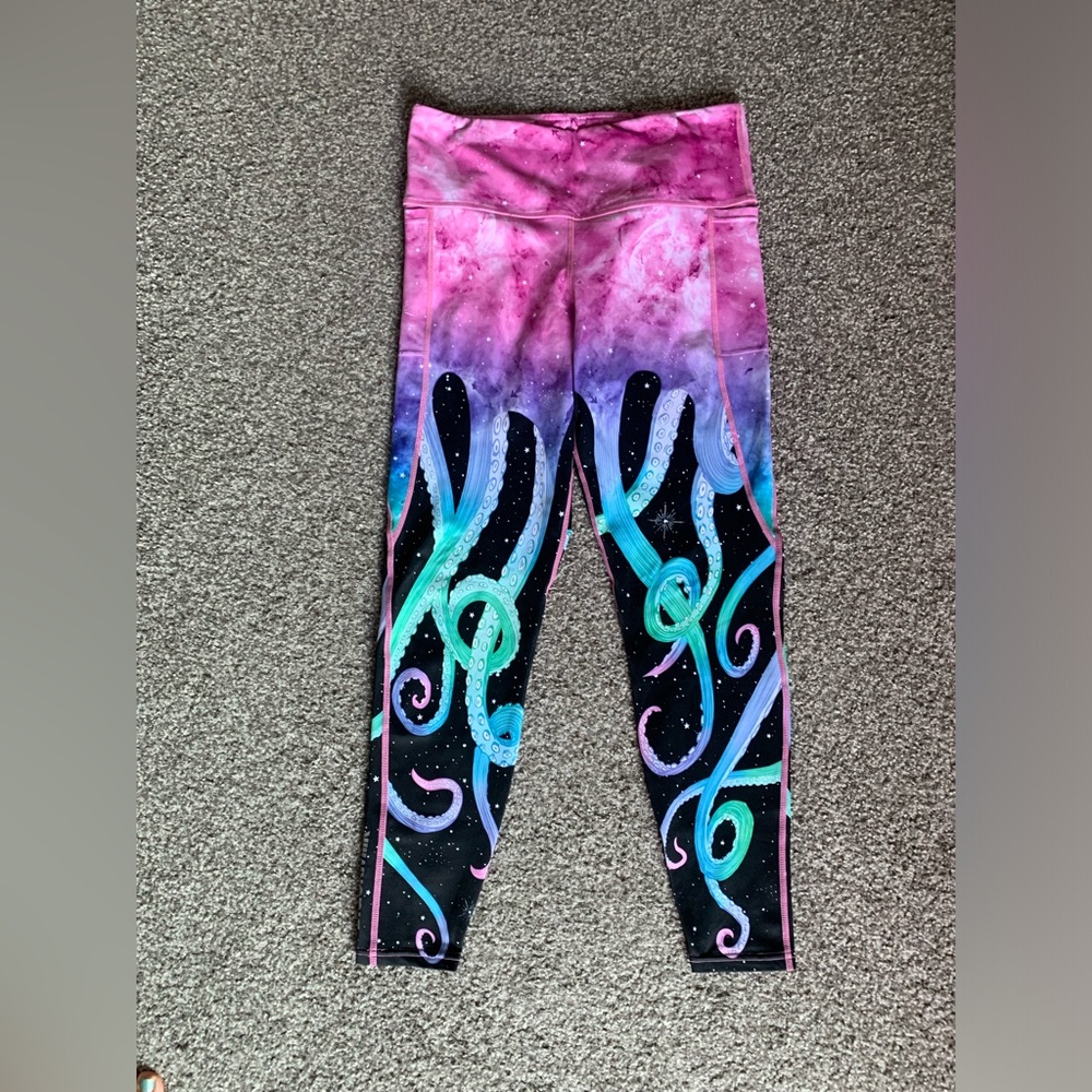 Blackmilk space tentacles hw ninja leggings size large